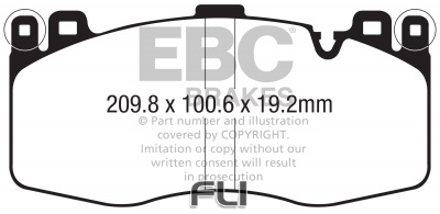 EBC DP82370RP1 Track and Race Brakepads
