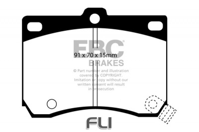 EBC DP824 standaard Remblokken