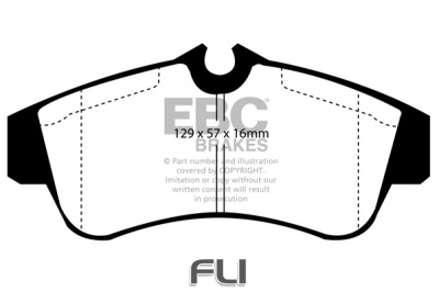 EBC DP833 standaard Remblokken