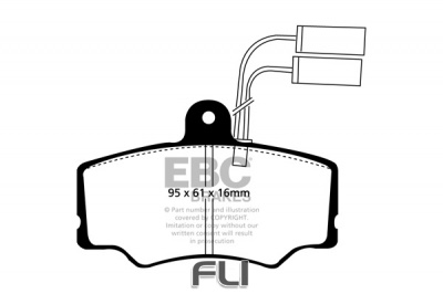 EBC DP835 standaard Remblokken