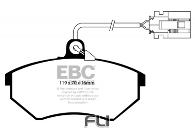 EBC DP841_3 standaard Remblokken