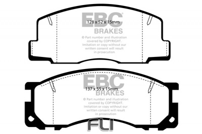 EBC DP876 standaard Remblokken