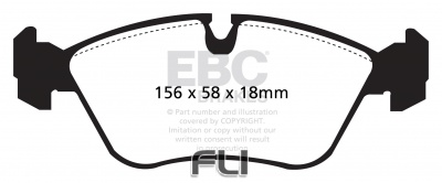 EBC DP880 standaard Remblokken