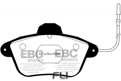 EBC DP882 standaard Remblokken