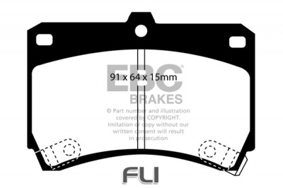 EBC DP884 standaard Remblokken