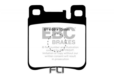 EBC DP887 standaard Remblokken