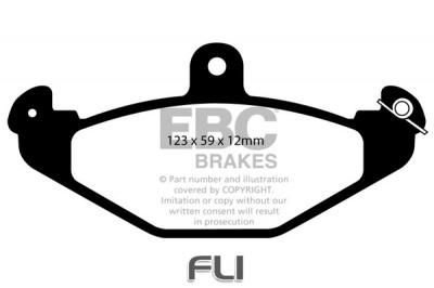 RPX Track and Race Brake Pads DP8885-2RPX