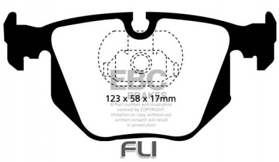 EBC DP91118 Orangestuff Racing Remblokken