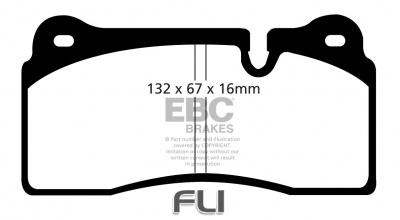 EBC DP91127 Orangestuff Racing Remblokken