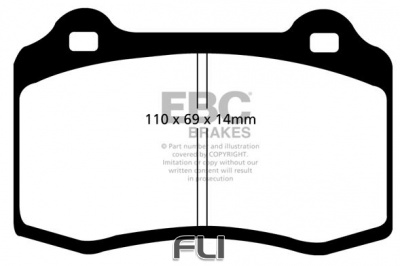 EBC DP91140 Orangestuff Racing Remblokken