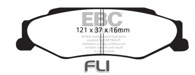 EBC DP91160 Orangestuff Racing Remblokken