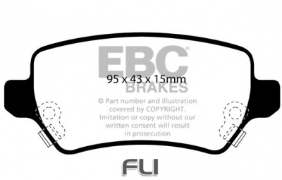 EBC DP91447 Orangestuff Racing Remblokken