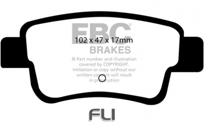 EBC DP91599 Orangestuff Racing Remblokken