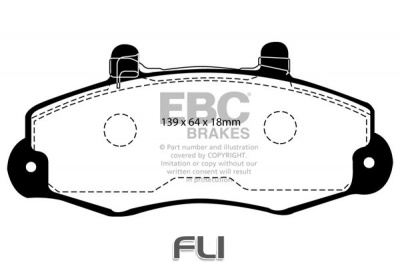EBC DP918_2 standaard Remblokken