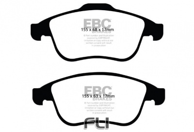 EBC DP92024 Orangestuff Racing Remblokken
