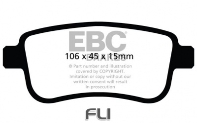 EBC DP92025 Orangestuff Racing Remblokken