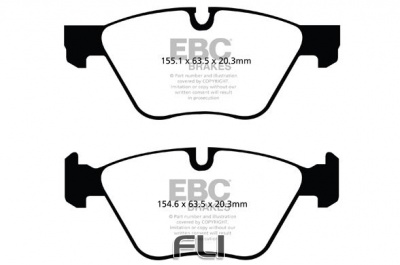 EBC DP92077 Orangestuff Racing Remblokken