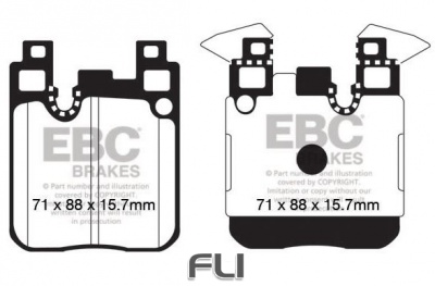 EBC DP92133 Orangestuff Racing Remblokken