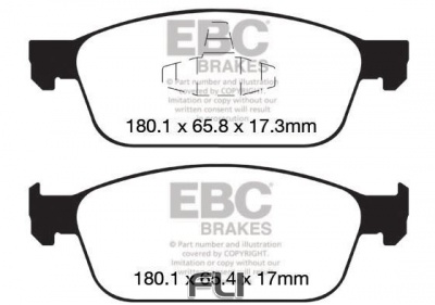 EBC DP92145 Orangestuff Racing Remblokken