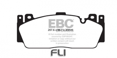 EBC DP92148 Orangestuff Racing Remblokken