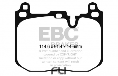 EBC DP92271 Orangestuff Racing Remblokken