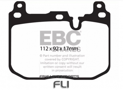 EBC DP92360 Orangestuff Racing Remblokken