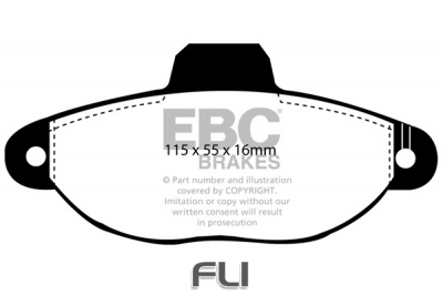 EBC DP945_2 standaard Remblokken