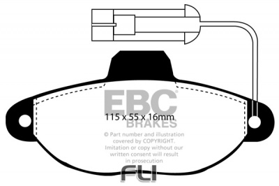 EBC DP945 standaard Remblokken