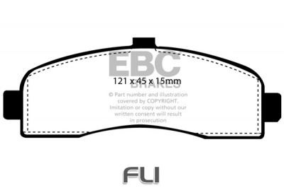 EBC DP946 standaard Remblokken
