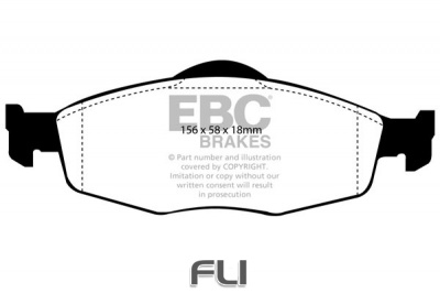 EBC DP950 standaard Remblokken