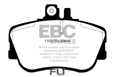 EBC DP962 standaard Remblokken