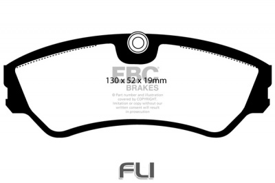 EBC DP967 standaard Remblokken
