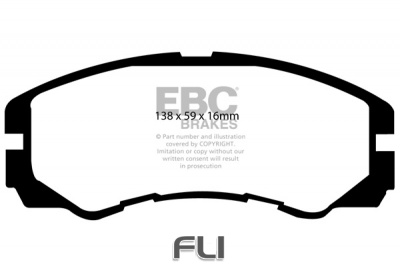 EBC DP973 standaard Remblokken