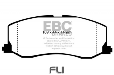 EBC DP977 standaard Remblokken