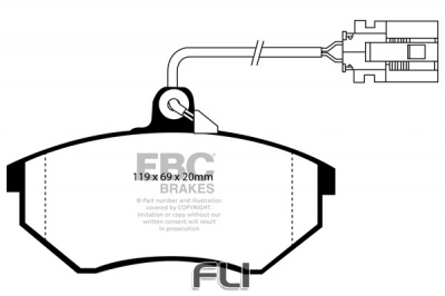 EBC DP981 standaard Remblokken