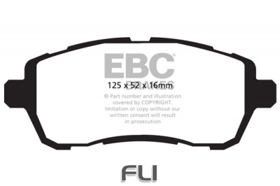EBC DPX2002 standaard Remblokken