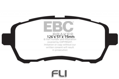 EBC DPX2003 standaard Remblokken