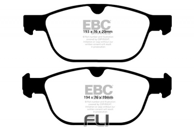 EBC DPX2018 standaard Remblokken