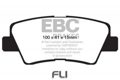 EBC DPX2031 standaard Remblokken