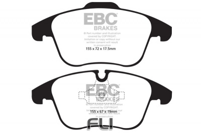 EBC DPX2040 standaard Remblokken