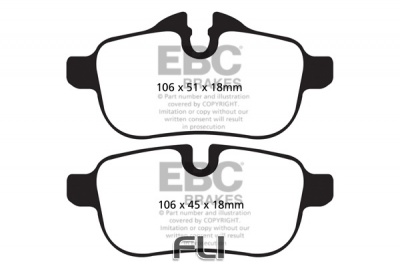 EBC DPX2046 standaard Remblokken