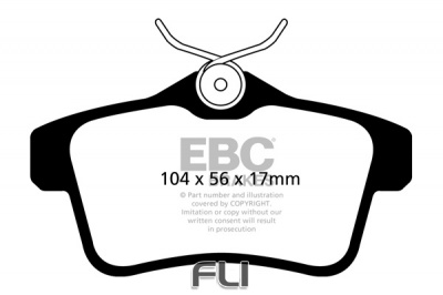 EBC DPX2053 standaard Remblokken