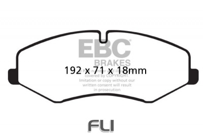 EBC DPX2060 standaard Remblokken