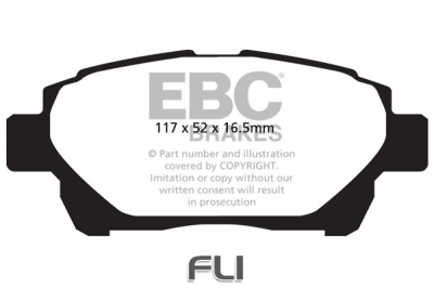 EBC DPX2061 standaard Remblokken