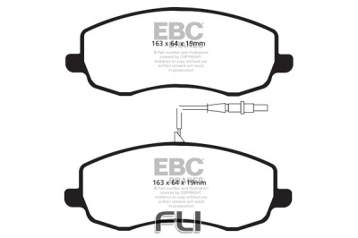 EBC DPX2062 standaard Remblokken
