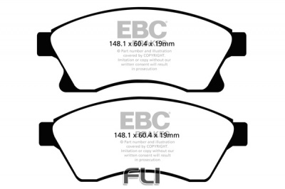 EBC DPX2065 standaard Remblokken
