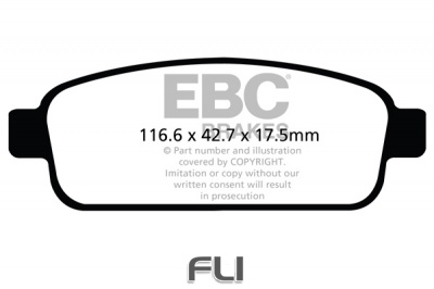 EBC DPX2066 standaard Remblokken