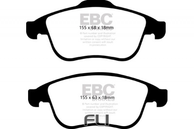 EBC DPX2071 standaard Remblokken