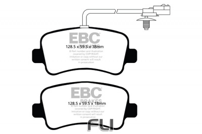 EBC DPX2084 standaard Remblokken