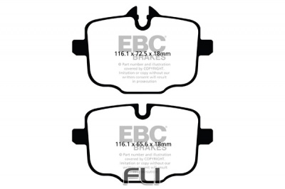 EBC DPX2089 standaard Remblokken